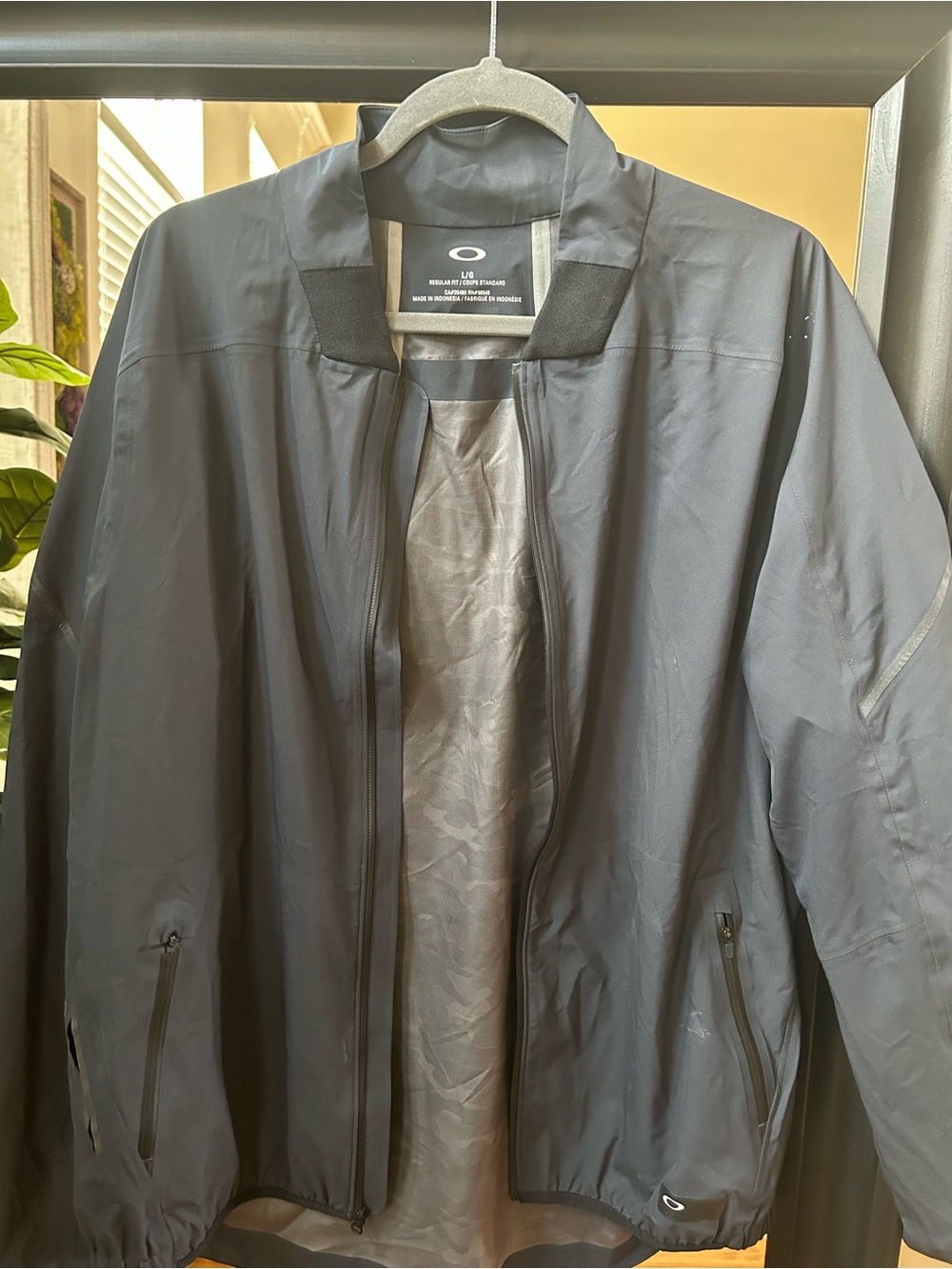 Oakley Men’s Black Windbreaker Jacket